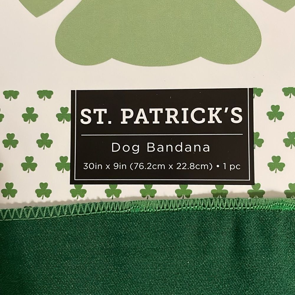 ST PATRICK DAY DOG BANDANA - Picture 3 of 3
